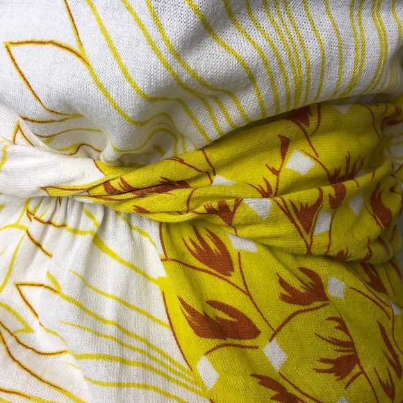 Anthropologie Sparrow White Yellow Floral Print Lightweight Cardigan Size S - Picture 11 of 13